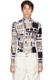 Linder - Col roulé blanc Printed Stephen