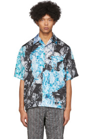 Kanghyuk - Multicolor Camo Airbag Short Sleeve Shirt