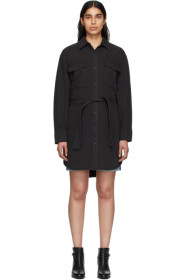 rag & bone - Black Denim Shirt Dress