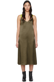 rag & bone - Grey Silk Colette Slip Dress