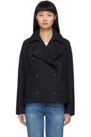 rag & bone - Navy Ardeana Cropped Jacket