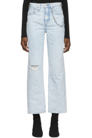 rag & bone - Blue Ruth Super High-Rise Jeans