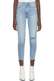 rag & bone - Jean skinny bleu Nina High-Rise Ankle