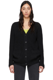 rag & bone - Black Wool Joseph Cardigan