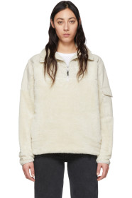rag & bone - Off-White Sherpa Logan Pullover