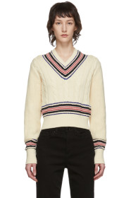 rag & bone - Off-White Dale V-Neck Sweater