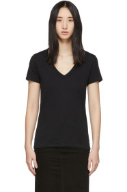 Rag & Bone - 黑色 The Vee T 恤