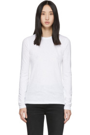 Rag & Bone - 白色 The Long Sleeve T 恤