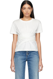 Rag & Bone - 白色 Aimie 束带 T 恤