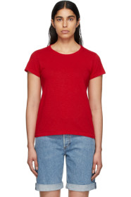 rag & bone - T-shirt rouge 'The Slub'