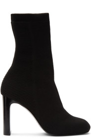 rag & bone - Black Knit Ellis Boots