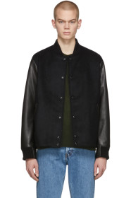 rag & bone - Black Boulder Bomber Jacket