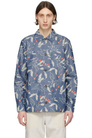 rag & bone - Indigo Flower Mace Shirt