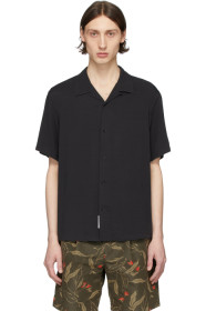 rag & bone - Black Avery Short Sleeve Shirt