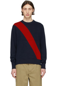 rag & bone - Navy Silk Rex Sweater