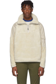 rag & bone - Off-White Fleece Logan Pullover