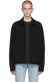rag & bone - Black Merino Melrose Zip Sweater