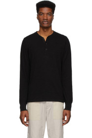rag & bone - Black Classic Henley