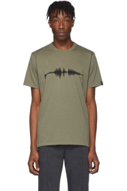 rag & bone - Green Sound Wave T-Shirt