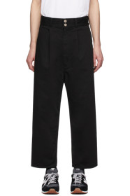 Comme des Garçons Homme - 黑色成衣染色长裤