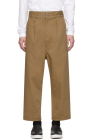 Comme des Garçons Homme - 驼色成衣染色长裤