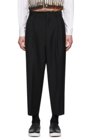 Comme des Garçons Homme - Black Tropical Wool & Mohair Trousers