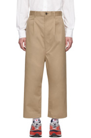 Comme des Garçons Homme - 驼色华达呢长裤