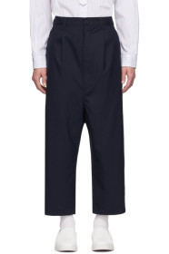 Comme des Garçons Homme - Navy Tropical Wool Trousers