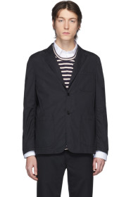 Comme des Garçons Homme - 海军蓝 Typewriter 西装外套
