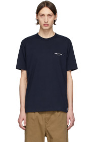 Comme des Garçons Homme - ネイビー ロゴ T シャツ