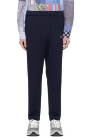 Comme des Garçons Homme - Black & Navy Jersey Lounge Pants