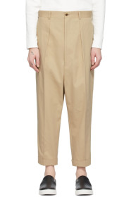 Comme des Garçons Homme - Beige Cotton Chino Trousers
