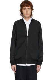 Comme des Garçons Homme - Black Jersey Zip-Up Pullover