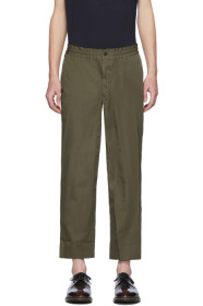 Comme des Garçons Homme Deux - Khaki Gabardine Trousers