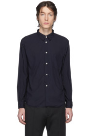 Comme des Garçons Homme Deux - ネイビー ガーメントダイ シャツ