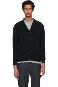 Comme des Garçons Homme Deux - Lochaven Of Scotland Edition ブラック ラグラン カーディガン
