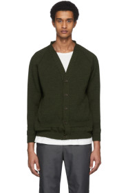 Comme des Garçons Homme Deux - Lochaven Of Scotland Edition カーキ ラグラン カーディガン