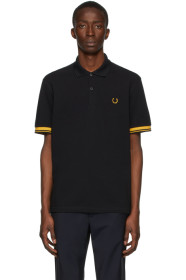 Comme des Garçons Homme Deux - Fred Perry Edition ブラック ピケ ポロ