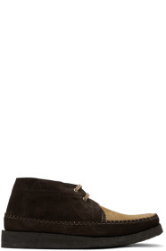 Comme des Garçons Homme Deux - Brown Padmore & Barnes Edition Willow Boots