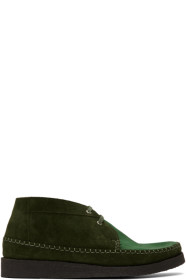 Comme des Garçons Homme Deux - Green Padmore & Barnes Edition Willow Boots