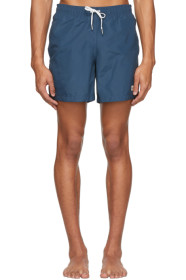 Bather - Navy Solid Swim Shorts