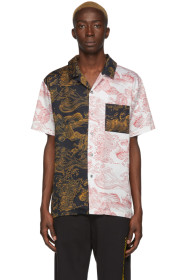 Double Rainbouu - Black & White Uuave Shirt
