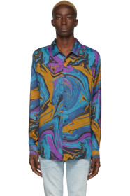 Double Rainbouu - Navy Honey Pot Long Sleeve Shirt
