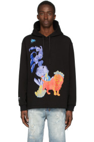 Double Rainbouu - Black Great & Small Couch Surf Hoodie