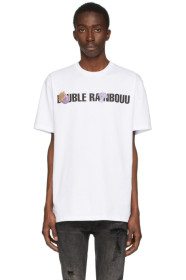 Double Rainbouu - White Logo Patch Ice T-Shirt