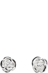 Stolen Girlfriends Club - Boucles d'oreilles argentées Rose Bud