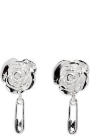 Stolen Girlfriends Club - Boucles d'oreilles argentées Punk Rose