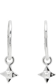Stolen Girlfriends Club - Boucles d'oreilles argentées Ninja Star Sleeper