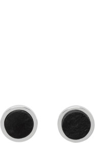 Stolen Girlfriends Club - Boucles d'oreilles argentées et noires Ocean Stud