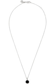 Stolen Girlfriends Club - Collier argenté et noir Ocean Pendant